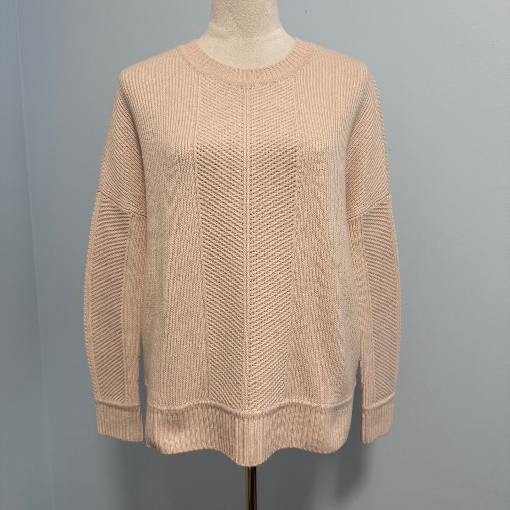 Athleta Women’s Wool/cashmere Pale Pink Sweater Size XS